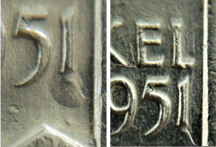 5 Cents 1951 Comm. Demi Lune double-Double avers-8.JPG