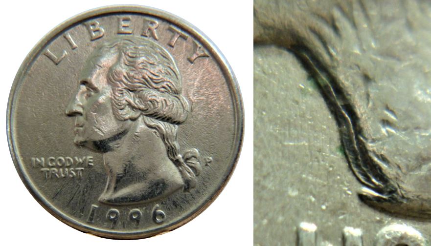 25 Cents USA-1996-Triple nuque de l'oiseau-1.JPG