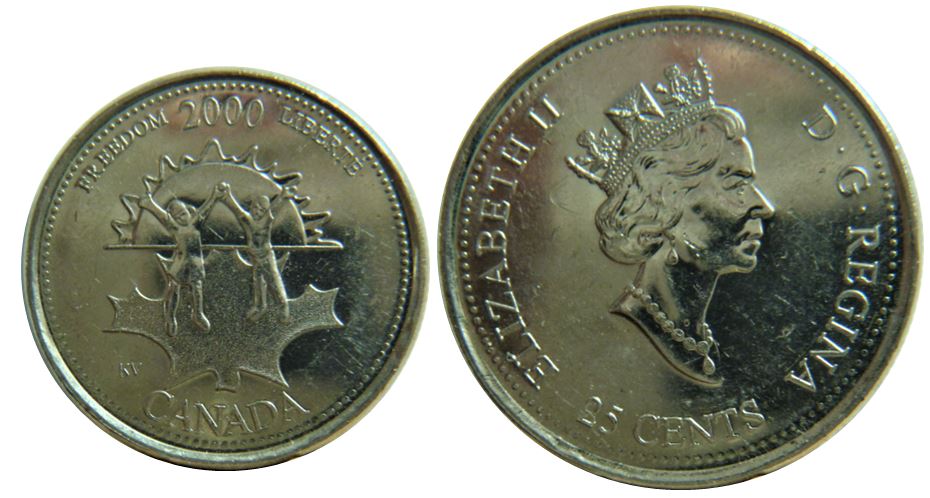 25 Cents 2000 Liberté-Éclat du coin dans la croix pattée-1.JPG