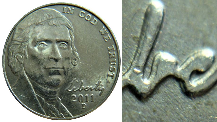 5 Cents 2011D USA-Double LIBERTY 2011-1.JPG