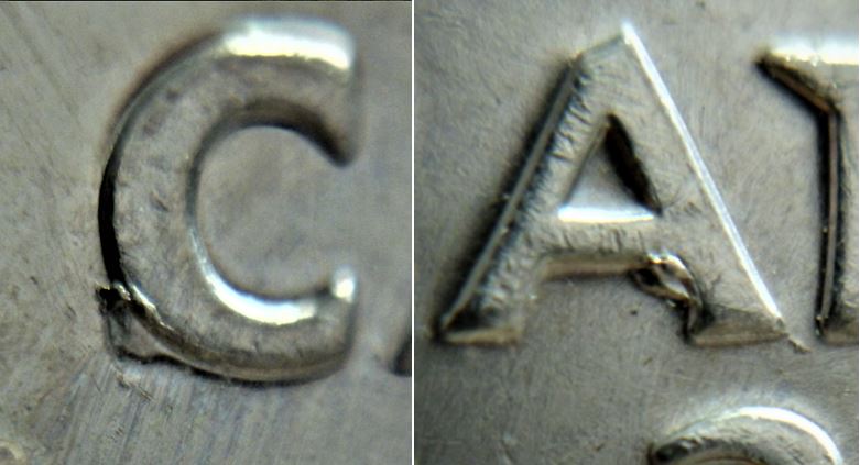 5 Cents 2018-Éclat coin patte du 5 CA de CAnada-2.JPG
