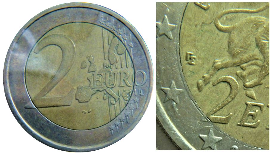 2  Euros Grecque 2002 (S)-Disque interne décentré -1.JPG
