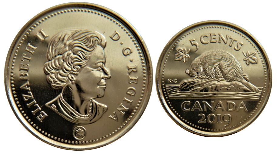 5 Cents 2019- L de eLizabeth attaché a l'effigie-1.JPG