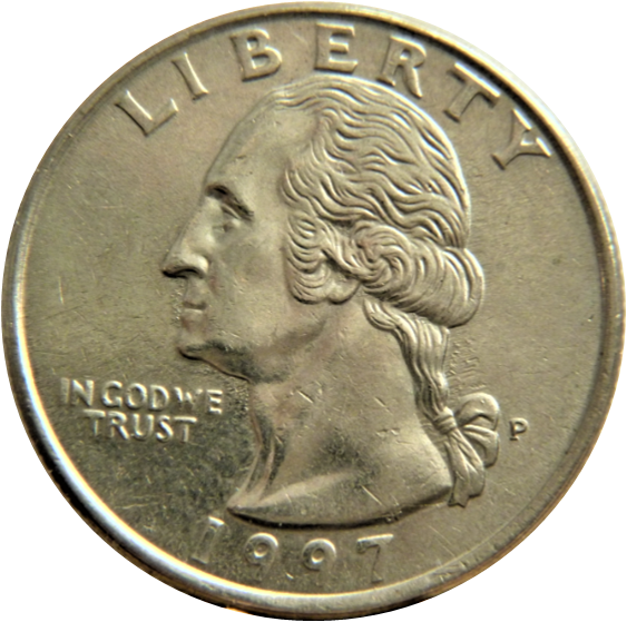 25 Cents USA-1997P-Accumulation sur et au tour de George W. -1.png
