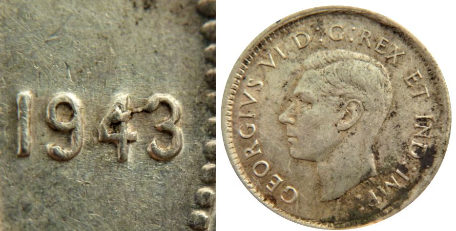 10 Cents 1943-Coin fendillé ENT et 43 attaché-2.JPG