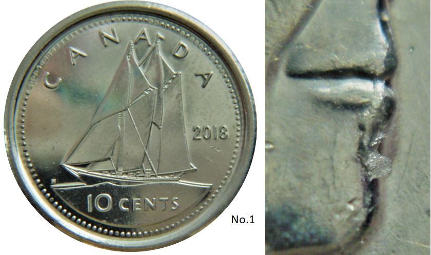 10 Cents 2018-Accumulation au menton- coin fendillé à la base effigie-1.JPG