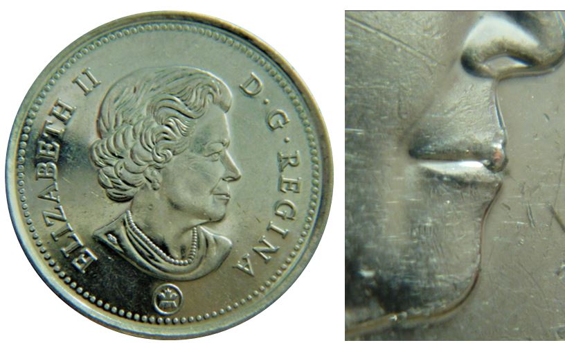 25 Cents 2018-Éclat du coin bouche de effigie-No1,2.JPG