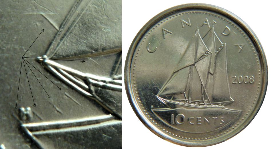 10 Cents 2008-Dommage du coin devant le voilier-2.JPG