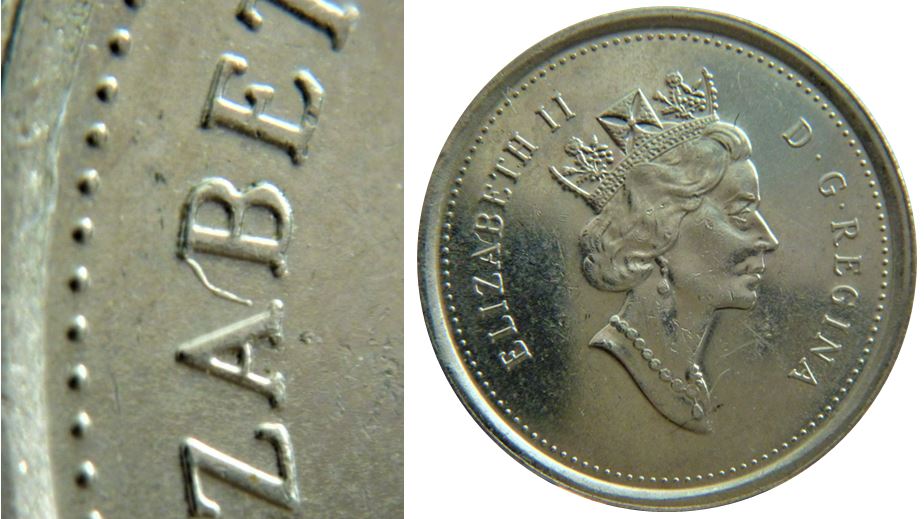 10 Cents 2000-Dommage du coin au B de elizaBeth-2.JPG