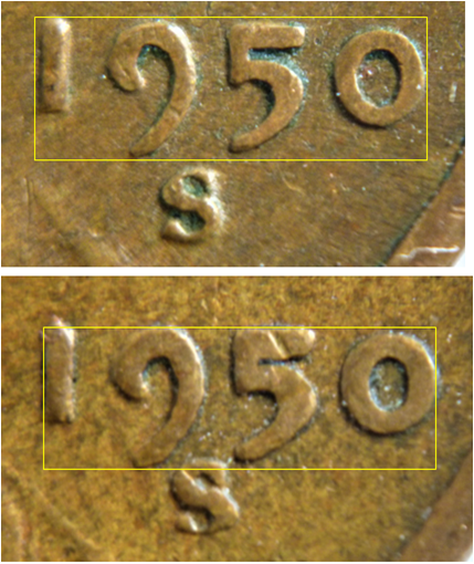 1 Cent USA 1950s-Le S est loin et 1 Cent USA 1950s USA-Le S  est Près-3.png