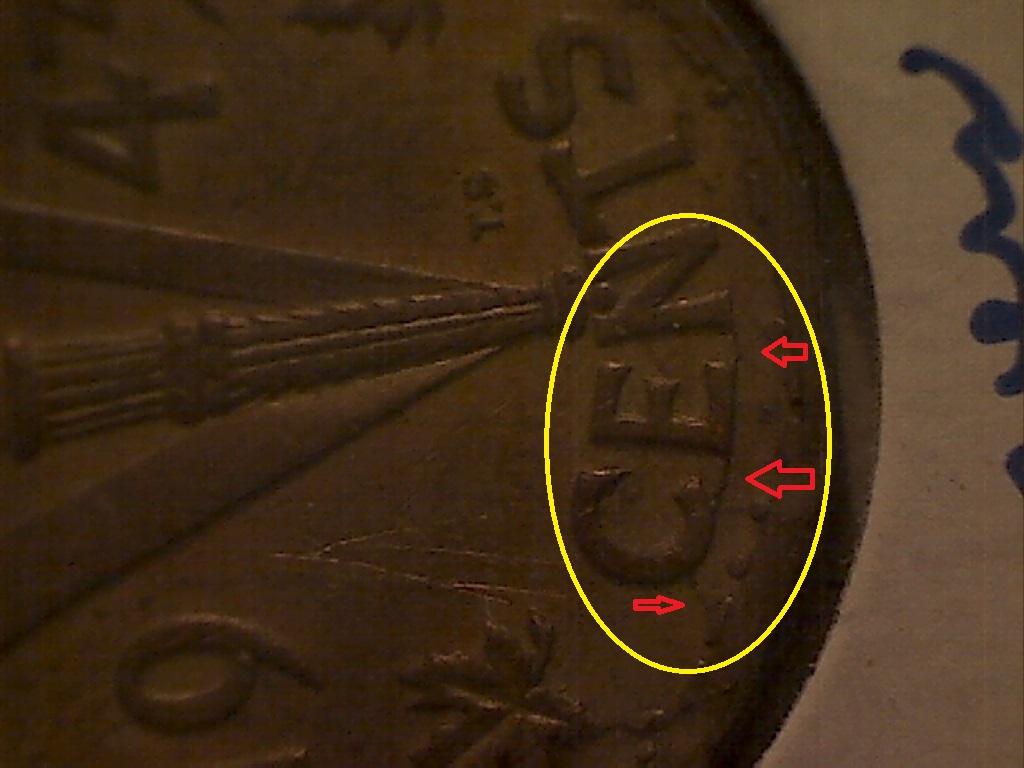 5 CENTS 1943 TB Fendillé CA et sous CE de CENTS J523014D 2 de 2.jpg