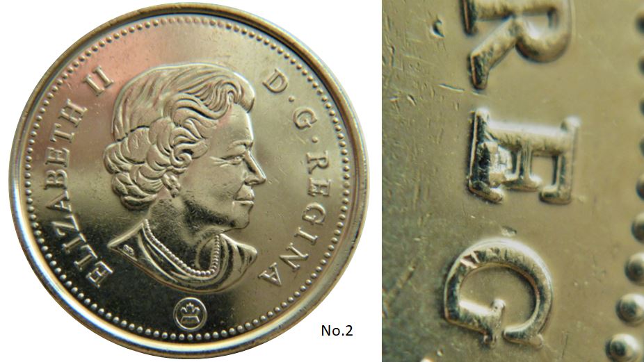 5 Cents 2022-Éclat coin dans E de regina-No.2.JPG