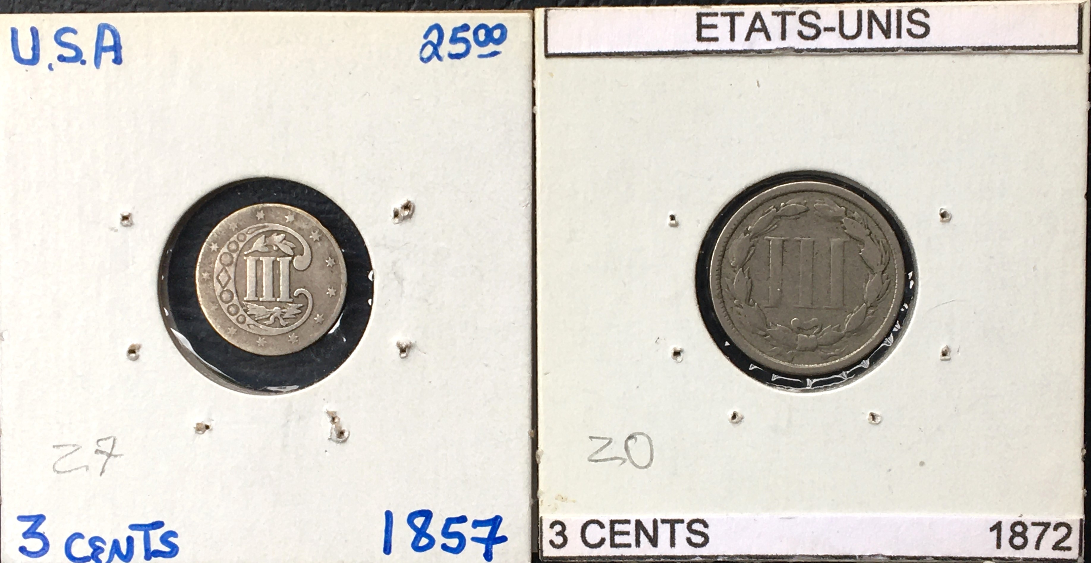 3 cents 1857 et 1872 revers.JPG