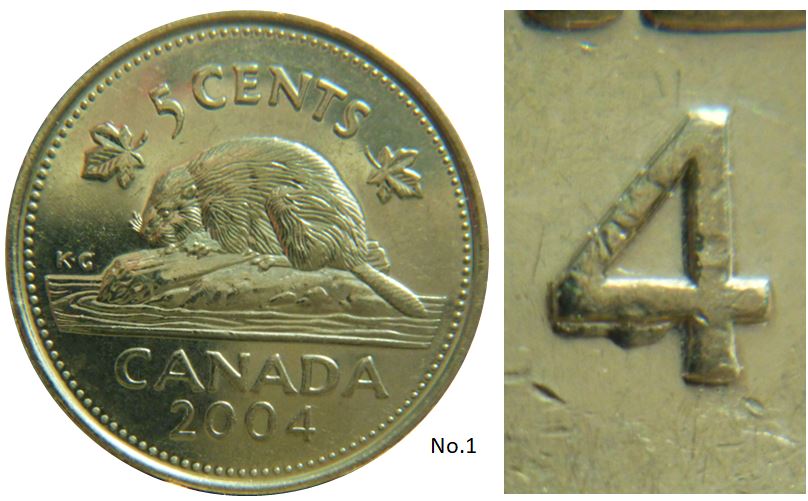 5 Cents 2004p-Double 4-coin détérioré-No.1,.JPG