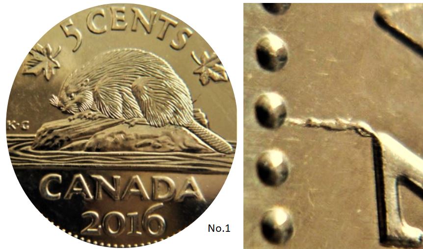 5 Cents 2016-Z de eliZabeth attaché a l'effigie-No.1,.JPG