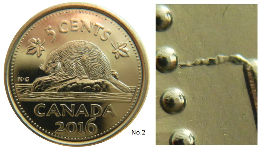 5 Cents 2016-Z de eliZabeth attaché a l'effigie-No.2,.JPG