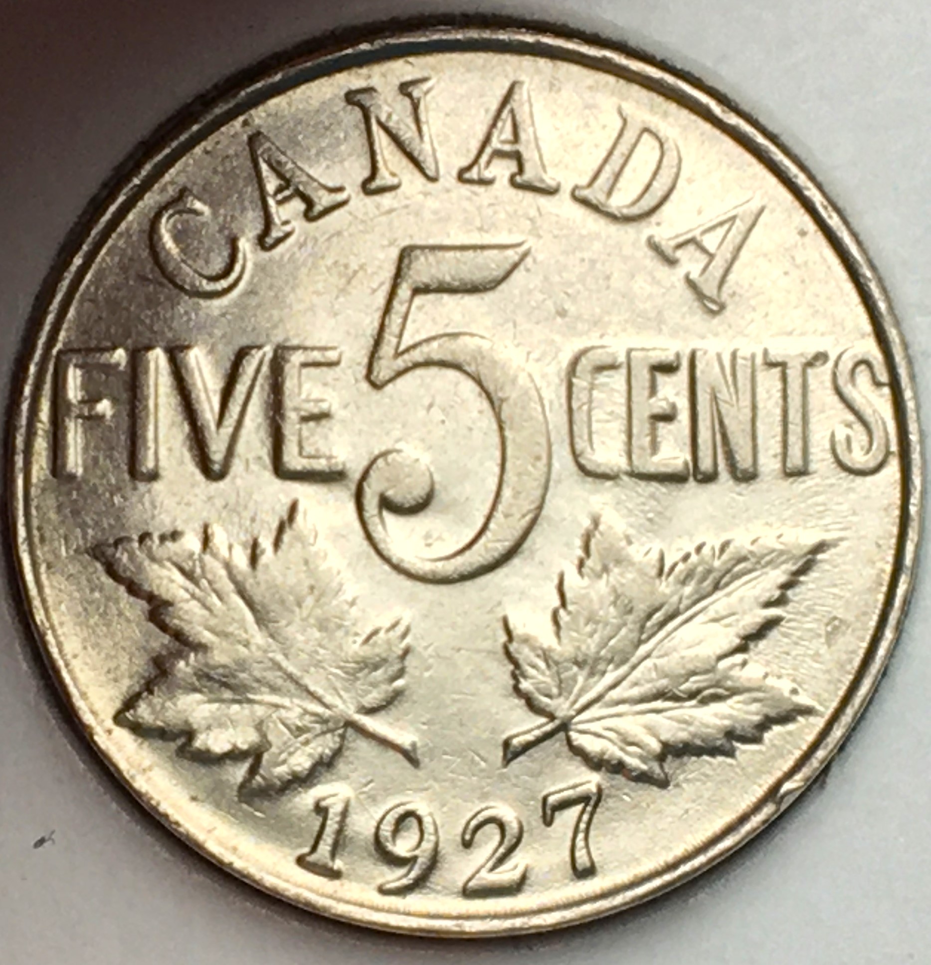 5 cents 1927 revers.JPG