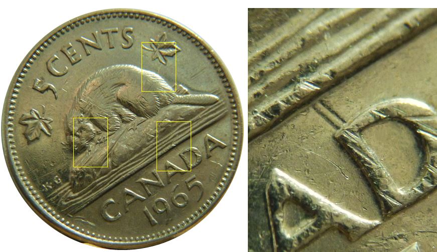 5 Cents 1965-Coin entrechoqué revers-1,.JPG