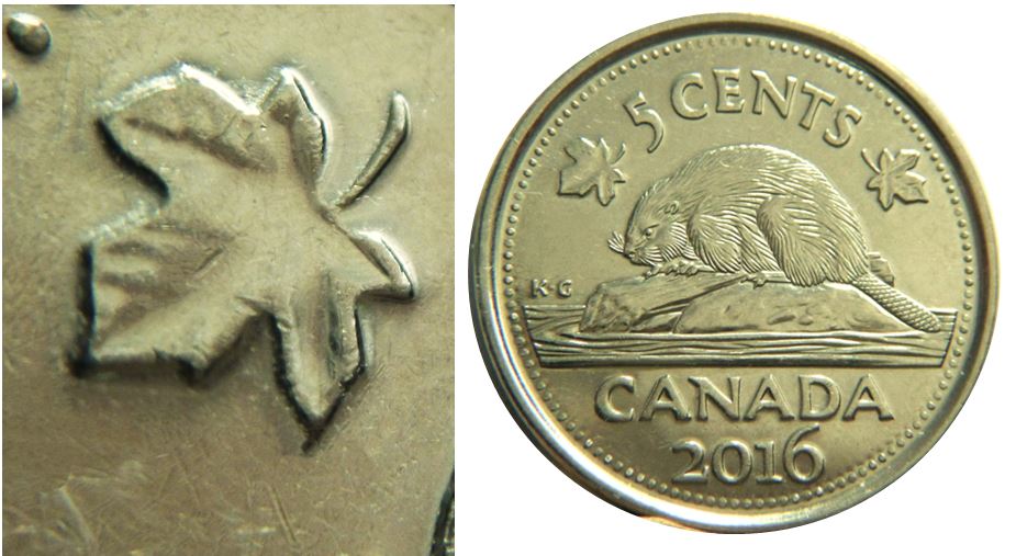 5 Cents 2016-Feuille gauche obturé-No.1,.JPG