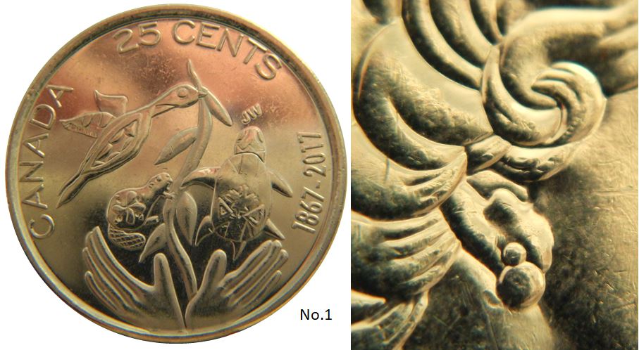 25 Cents 1867-2017-Bouchon dans l'oreille de effigie-No.1,.JPG