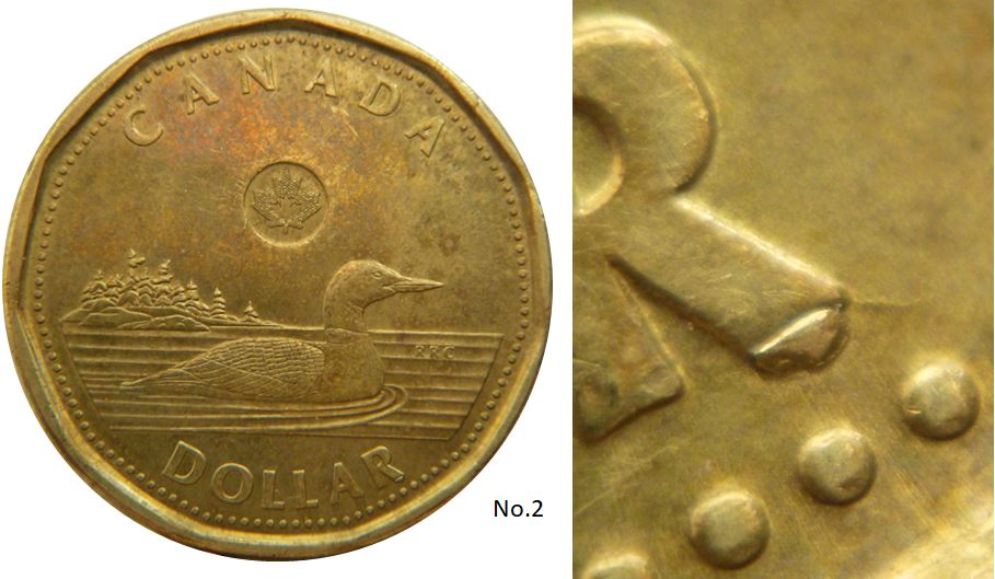 1 Dollar 2021-Éclat coin sous R de dollaR-No.2.JPG