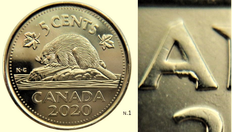 5 Cents 2020-Éclat du coin sous le A de cAnada-1.JPG