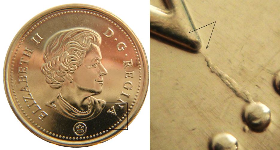 25 Cents 2022-Coin fendillé au dessus du A de reginA-No.1.JPG