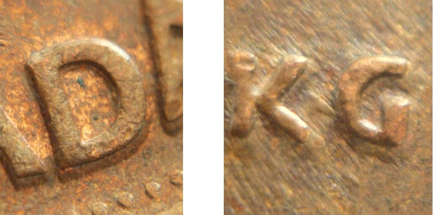 1 Cent 1978-Double revers-coin détérioré-4.JPG