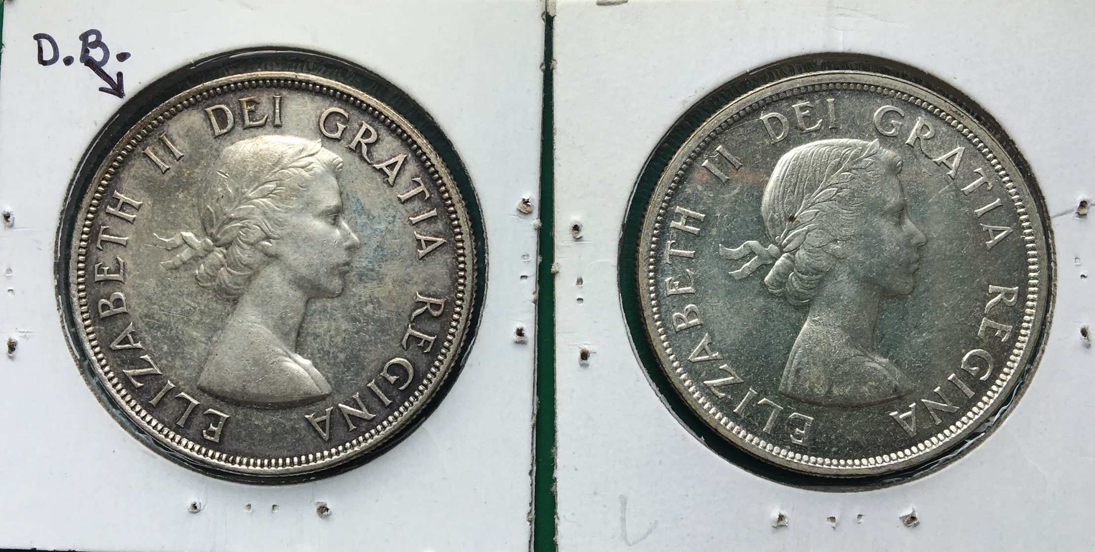 2 dollars 1953 et 1955 avers.JPG