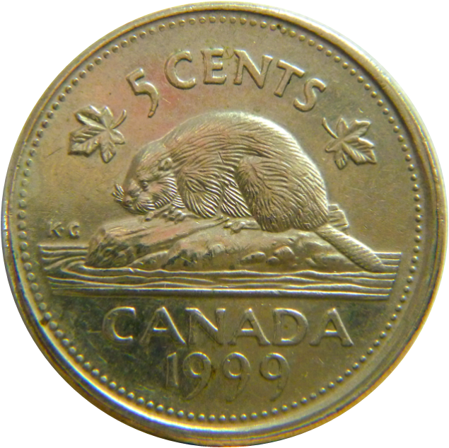 5 Cents 1999-Coin décentré-1.png