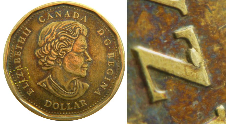 1 Dollar 1916-2016 Droit de vote-Éclat coin dans O vOte-FEMme -Z de eliZabeth-3.JPG