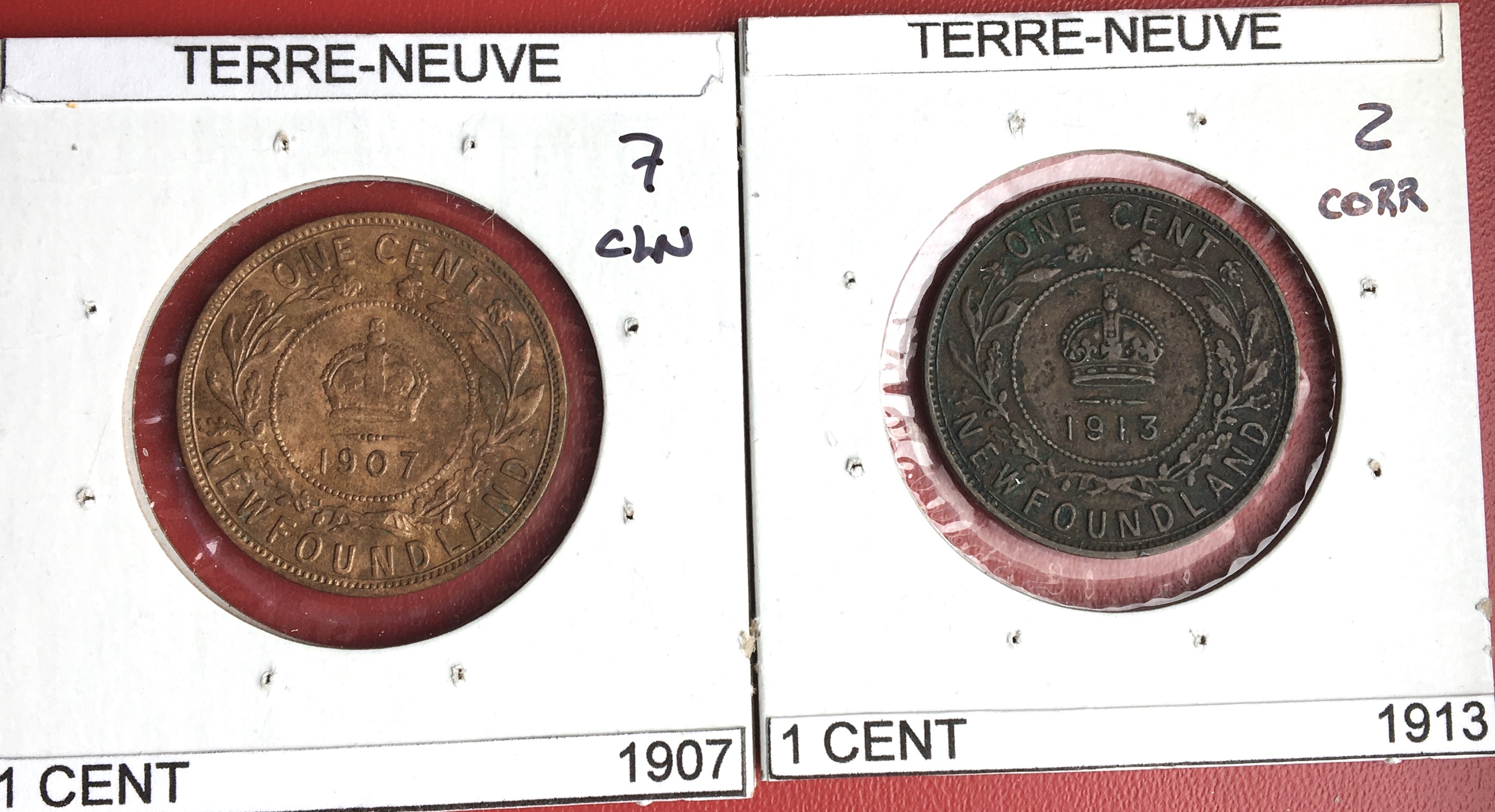 1 cent 1907 et 1913.JPG