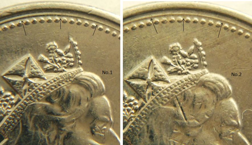 5 Cents 1996-Dommage du coin entre listel et les perles coté Avers-4.JPG
