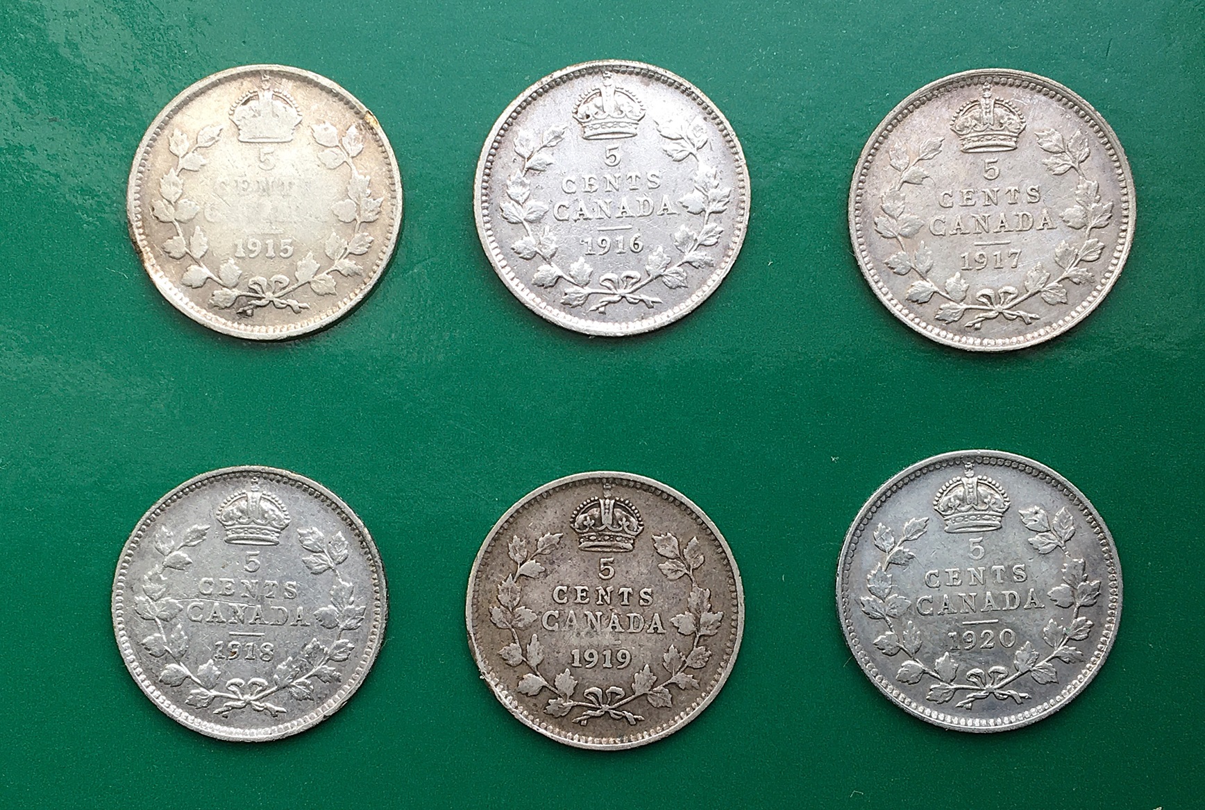 6 pièces 1915 à 1920 revers.JPG
