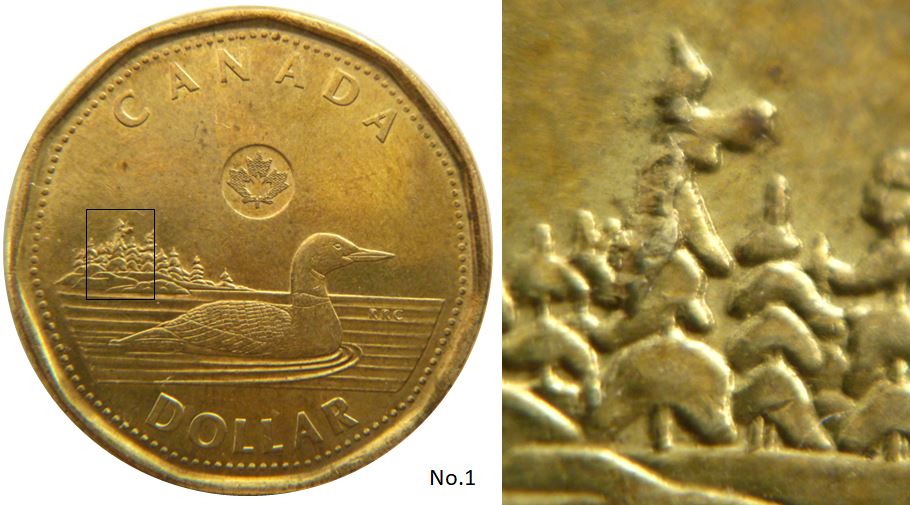 1 Dollars 2022-Éclat coin dans l'arbre-No.1.JPG