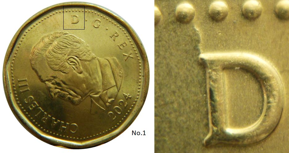 1 Dollar 2024-Coin fendillé au dessus D de D.g-No.1.JPG