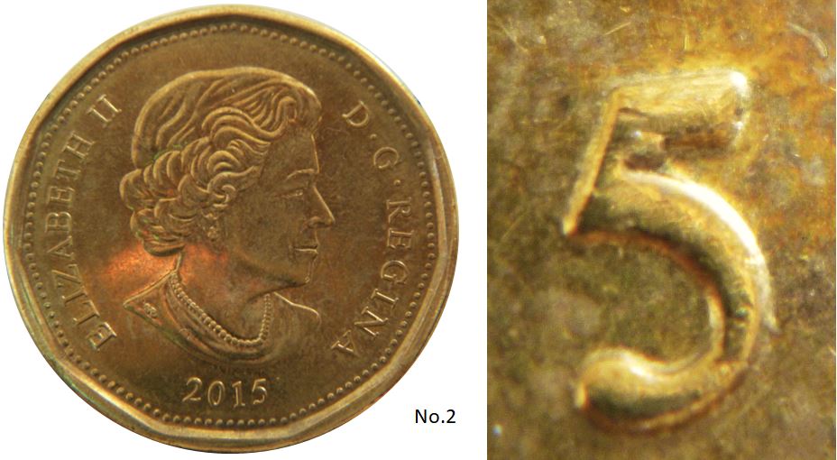 1 Dollar 2015-Éclat coin dans 5-No.2,.JPG