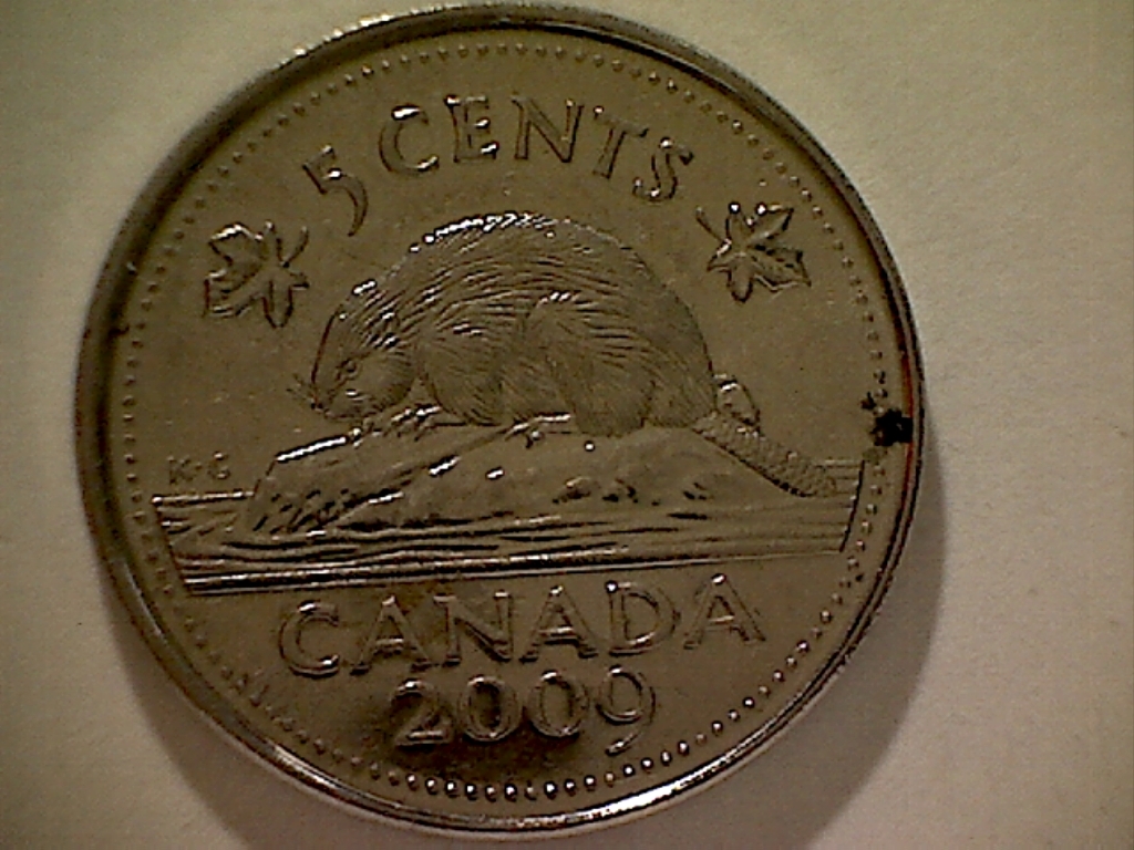 5 CENTS 2009  Éclatds. le B d'Éliz.. B525039C  Revers.jpg