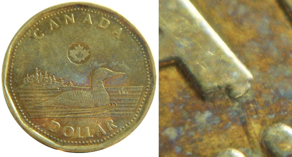 1 Dollar 2019-Éclat coin sous A de dollAr-1.JPG