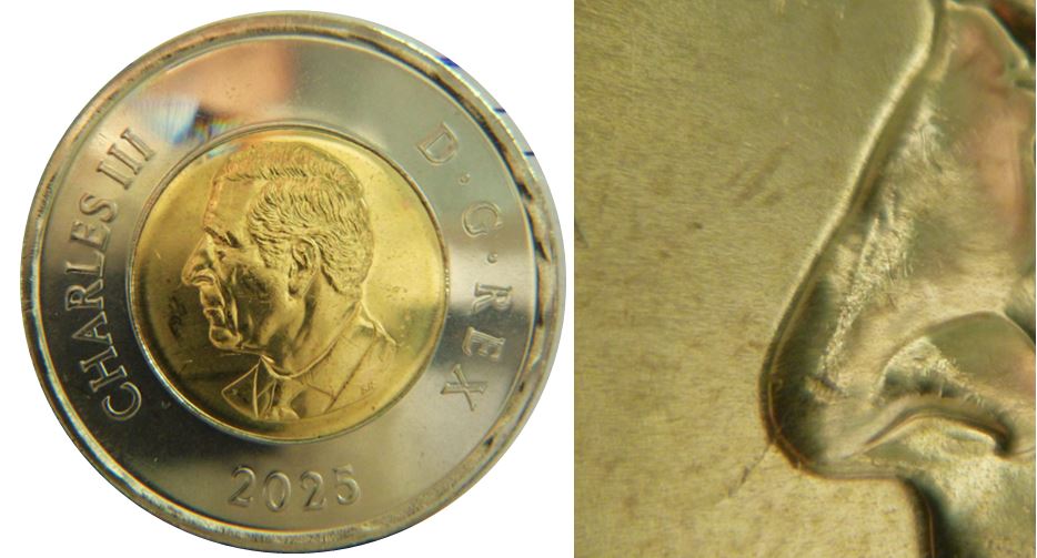 2 Dollars 2025-Coin fendillé sur nez de effigie-1,.JPG