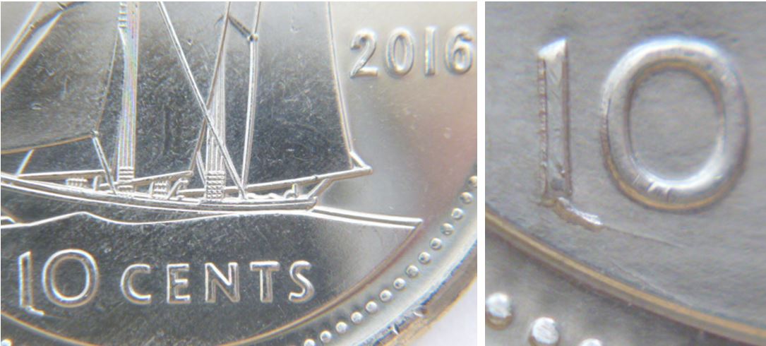 10 Cents 2016-Éclat de coin sous 1 de 10-1.JPG