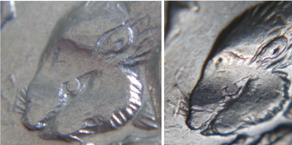 5 Cents 1963-Tête du castor écrasé-Devant L'effigie -3.JPG