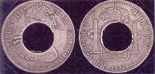 8 réaux troué - Île-du-Prince-Edouard - 5 shillings