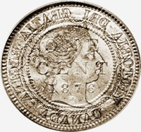 Victoria (1876 à 1901) - Revers - Coins entrechoqués