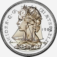 Elisabeth II (1969 à 1978) - Revers - Coins entrechoqués
