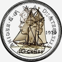Elisabeth II (1979 à 1989) - Revers - Coins entrechoqués