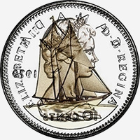 Elisabeth II (1979 à 1989) - Avers - Coins entrechoqués