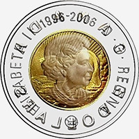 Elizabeth II (2006) - Avers - Coins entrechoqués