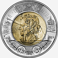 Elizabeth II (2016) - Revers - Coins entrechoqués