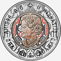 Elizabeth II (2020) - Revers - Coins entrechoqués